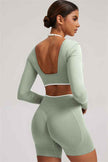 The Elevate New Long Sleeve Crop top