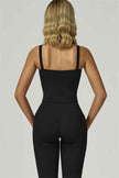 The Flourish Crop Tank Flared Leggings 2-Piece Set