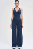 The Stride Crop Top Straight Leg Pants 2-Piece Set