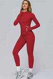 The Radiance Jacket Sports Bra Leggings 3-Piece Set