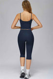 The FlexCore Crop Tank Capri Leggings 2-Piece Set