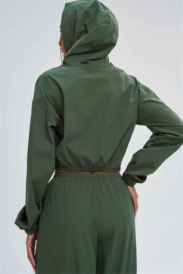 The Svelte UV protection Crop Hoodie