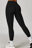 The Lavish Long Sleeve Cut-out Crop Top Leggings 2-Piece Set