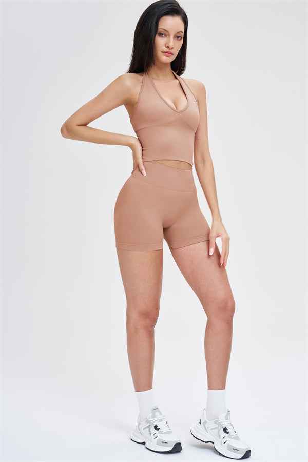 The Whim Sports Bra Shorts 2-Piece Set