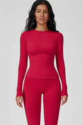 The Oasis Long Sleeve T-shirt Flared Leggings 2-Piece Set