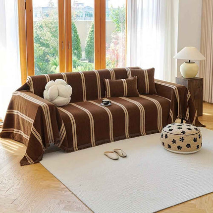 Luxury Anti- Cat Scratch Sofa Cover - Chenille Fabric Couch Protector