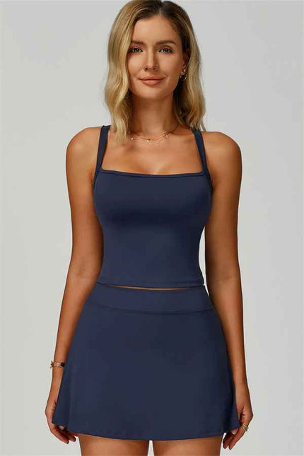 The Uplift Tank Top Tennis Skirt 2-Piece Set