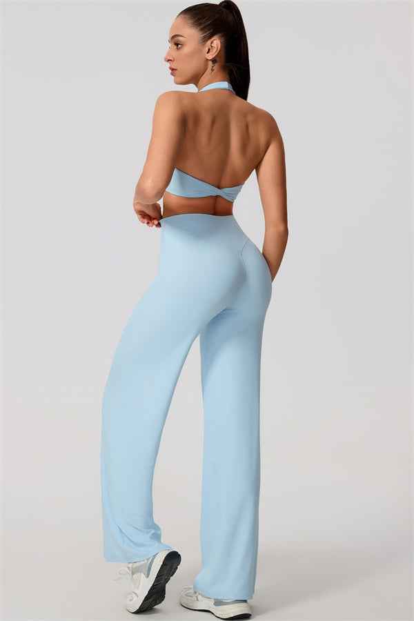 The Nestle Sports Bra Straight Leg Pants 2-Piece Set