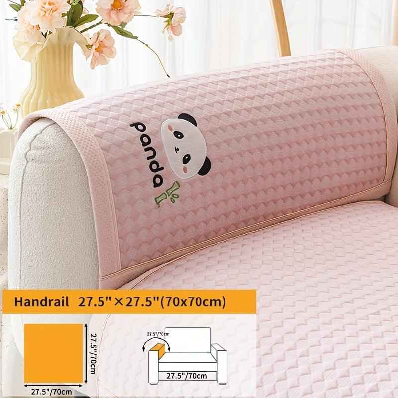 Waterproof Couch Cover, Non-Slip Panda Pattern Sofa Cover