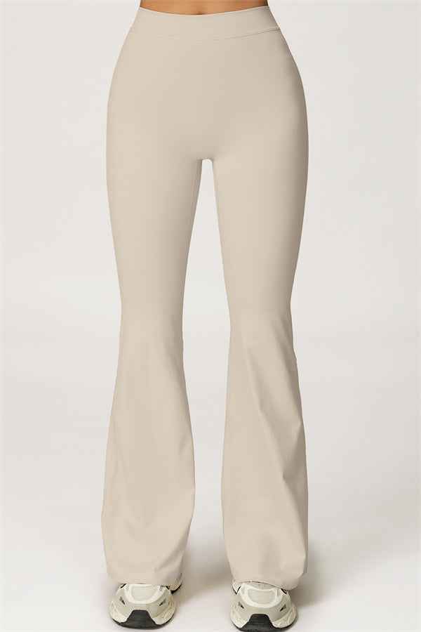 The Axis Crop Top Flared Leggings 2-Piece Set