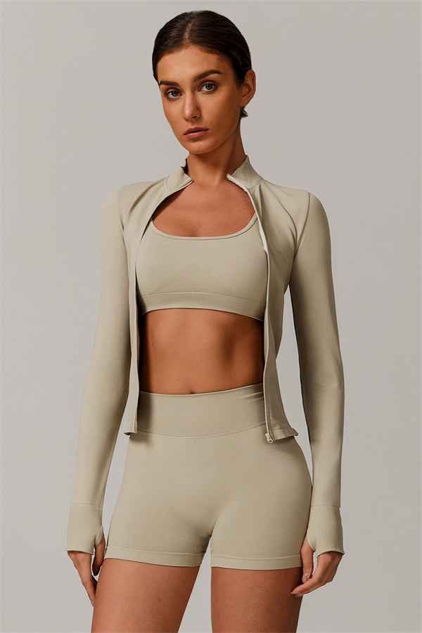 The Nova Luxe Jacket Shorts 2-Piece Set