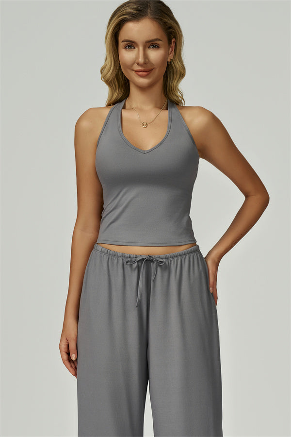 The Sprint Halter Tank Top