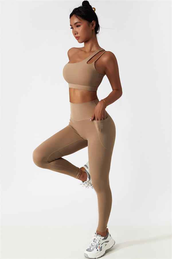 The Blissful Rose Sports Bra Leggings 2-Piece Set