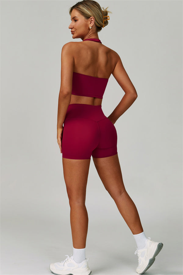 The Seraphine Halter Crop Top