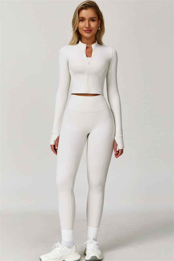 The Eloise Jacket Sports Bra Leggings 3-Piece Set