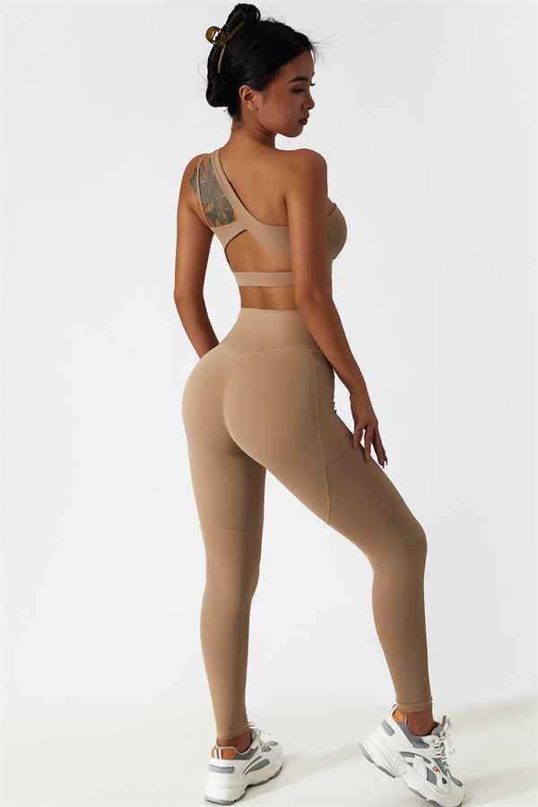 The Blissful Rose Sports Bra Leggings 2-Piece Set
