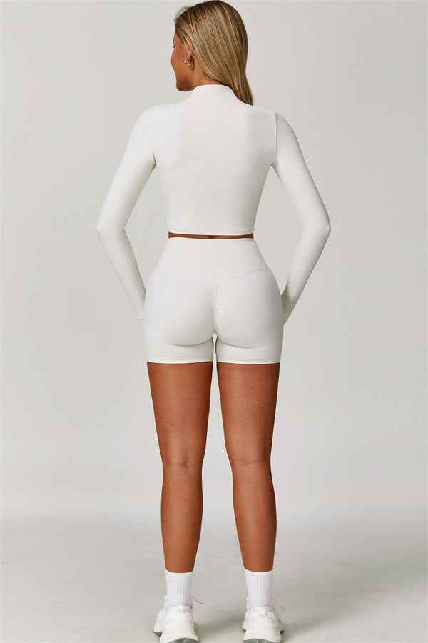 The Eloise Jacket Sports Bra Shorts 3-Piece Set