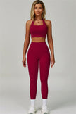 The Seraphine Halter Crop Top