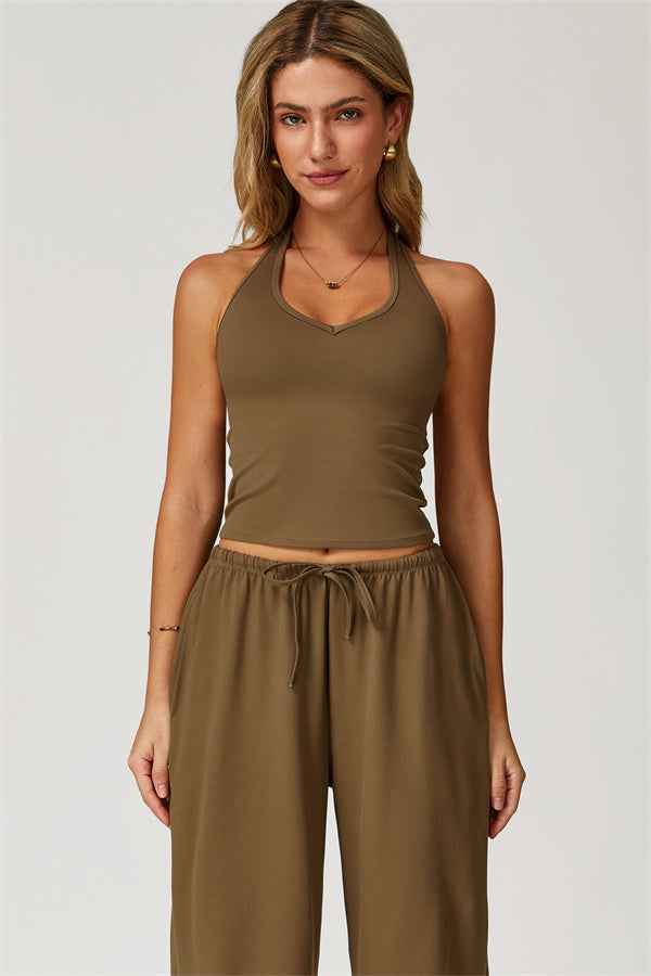 The Sprint Halter Tank Top