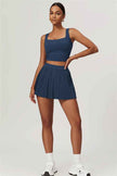 The Balance Crop Top Tennis Skirt 2-Piece Set