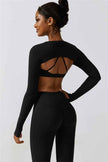 Juno Star Crop Top Sports Bra Leggings 3-Piece Set