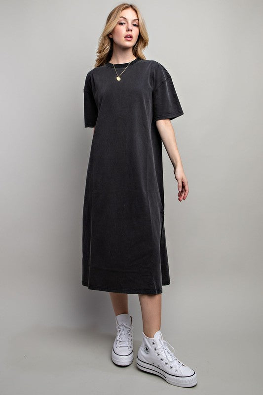 Loose Fit T-Shirt Dress - Pikemla