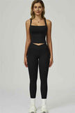 The Flourish Crop Tank Leggings 2-Piece Set