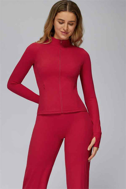 The FlexCore Pure Zip Jacket Flared Leggings 2-Piece Set