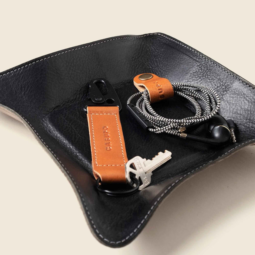 Travel valet tray - Black