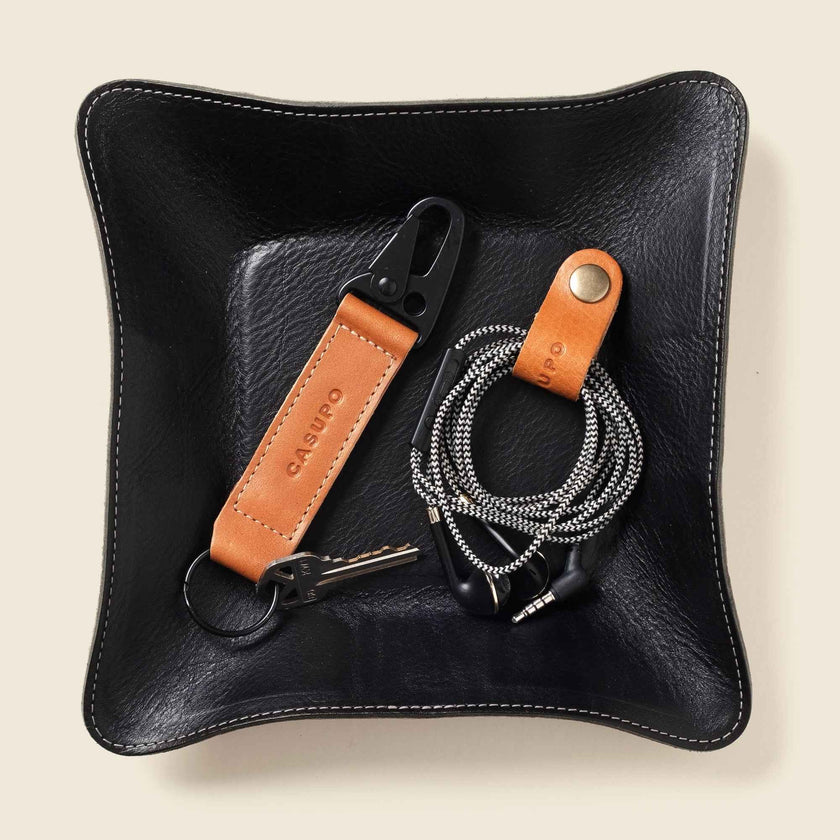 Travel valet tray - Black