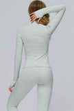 The Radiance Jacket Sports Bra Leggings 3-Piece Set