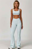 The Lavish Sports Bra Flared Leggings 2-Piece Set