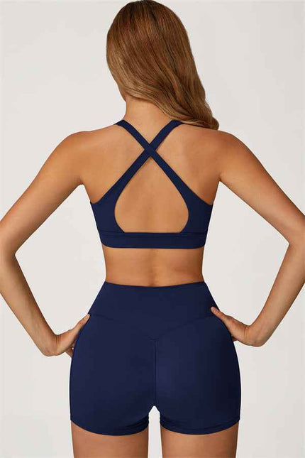 The Glacier Sports Bra Shorts 2-Piece Set