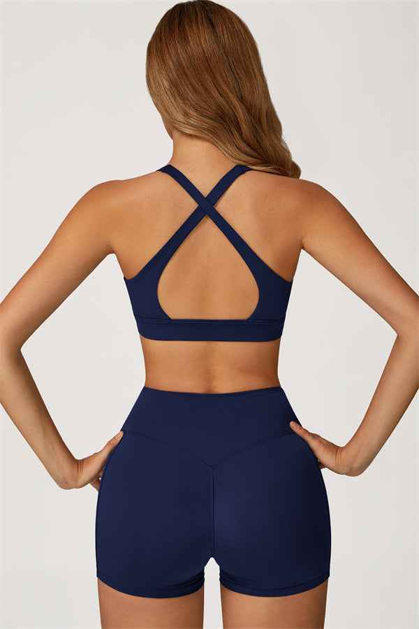The Glacier Sports Bra Shorts 2-Piece Set