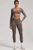 The Elevate New Long Sleeve Crop top