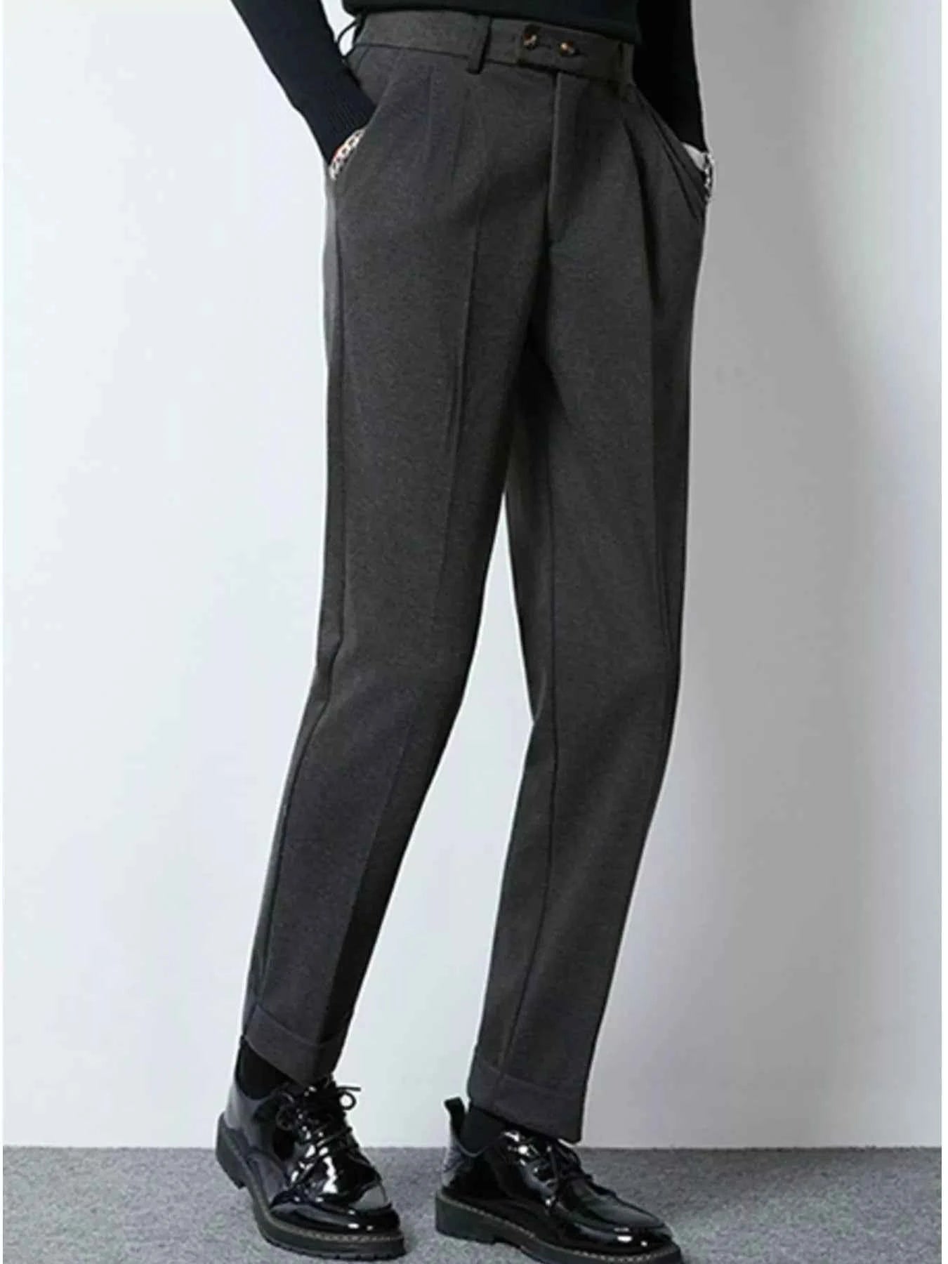 Men's Pleated Dress Pants