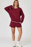 The Amara Sweatshirt Lounge Shorts 2-Piece Set