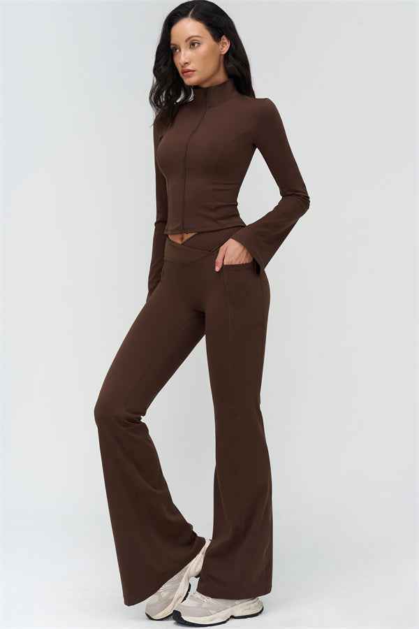 The BoldFit Jacket Flared Leggings 2-Piece Set
