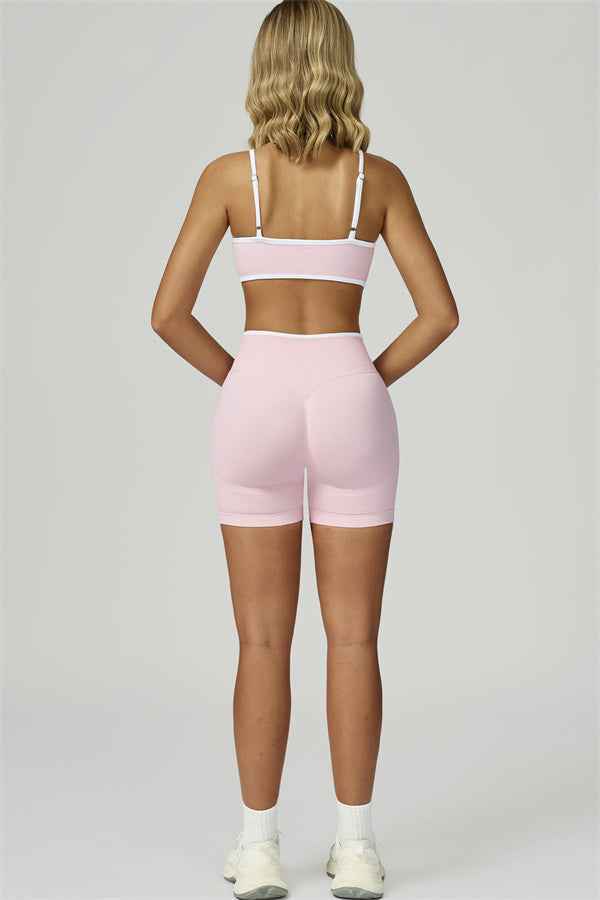 The Prime Line Sports Bra Shorts 2-Piece Set