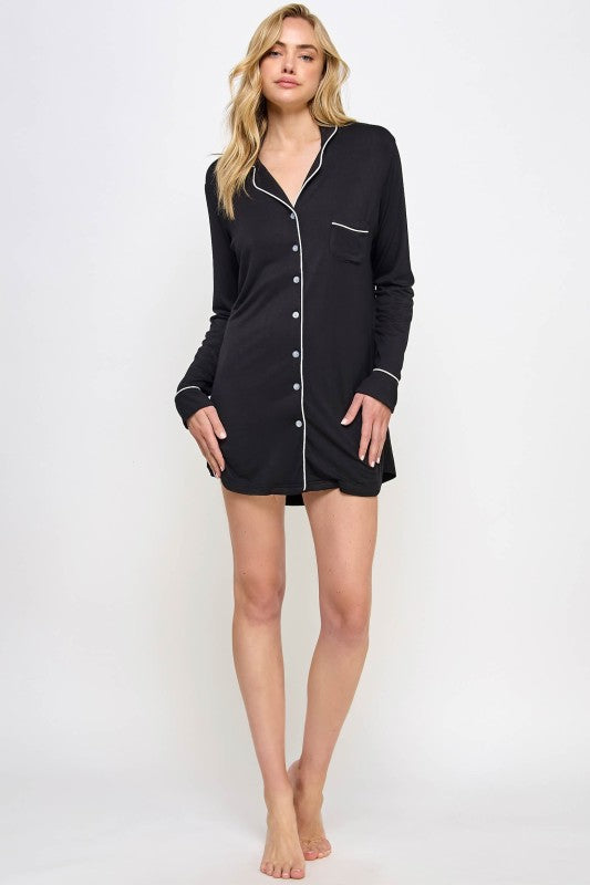 2088 Mahina Sleep Shirt - Pikemla