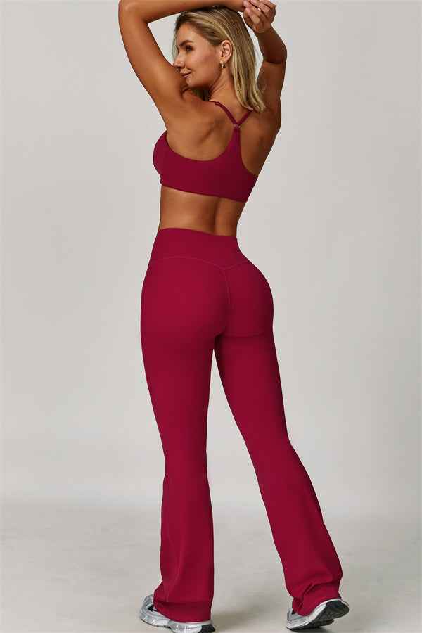 The Refresh Sports Bra Flared Leggings 2-Piece Set