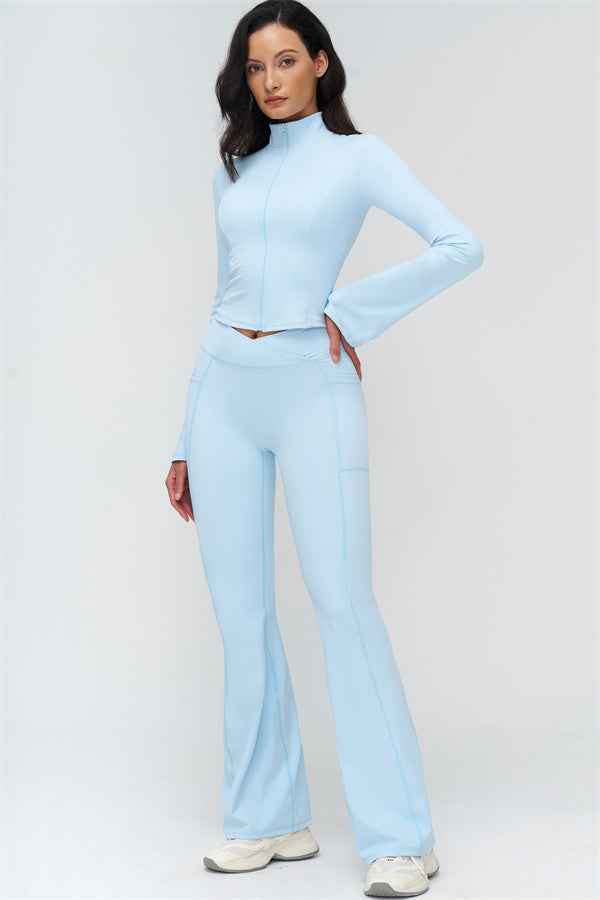 The BoldFit Jacket Flared Leggings 2-Piece Set