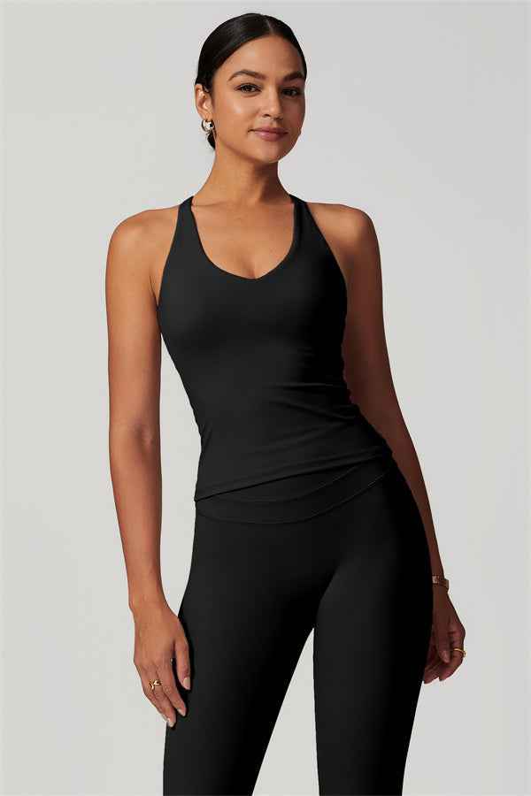 The Enigma Cross Back Vest Leggings 2-Piece Set