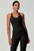 The Enigma Cross Back Vest Leggings 2-Piece Set