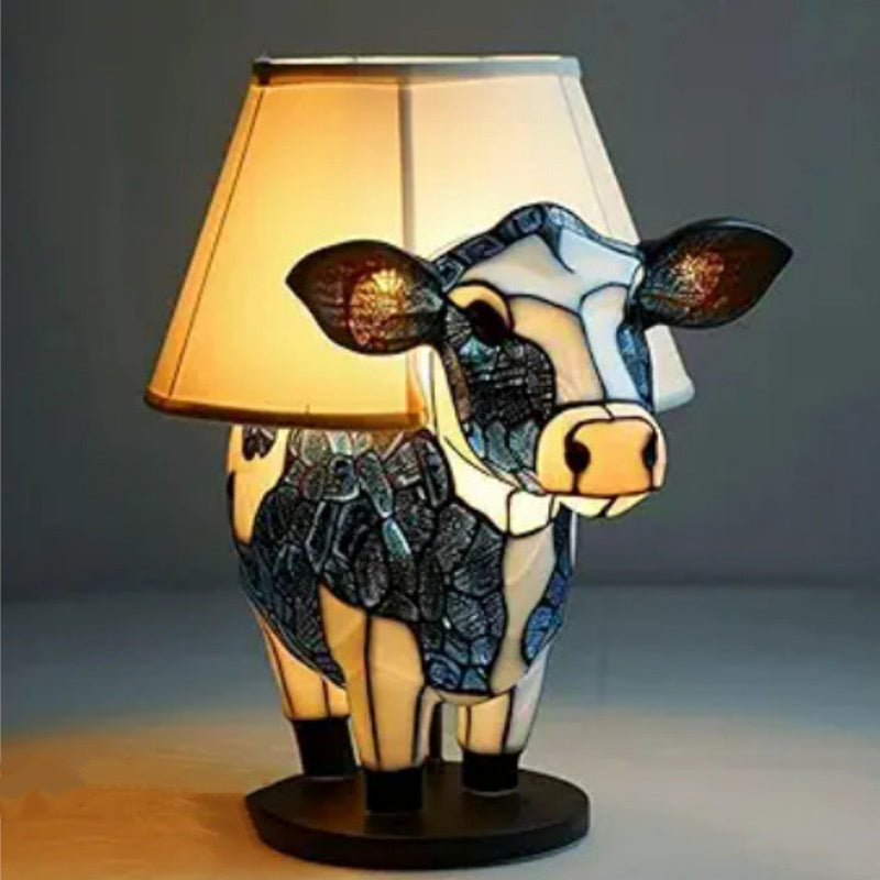 LED Small Night Lamp Art Animal Statue Creative Home Desktop Decoration