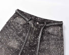 NOIR RHINESTONE DENIM