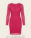 Animal Print Rhinestone Mesh Plus Size Mini Dress