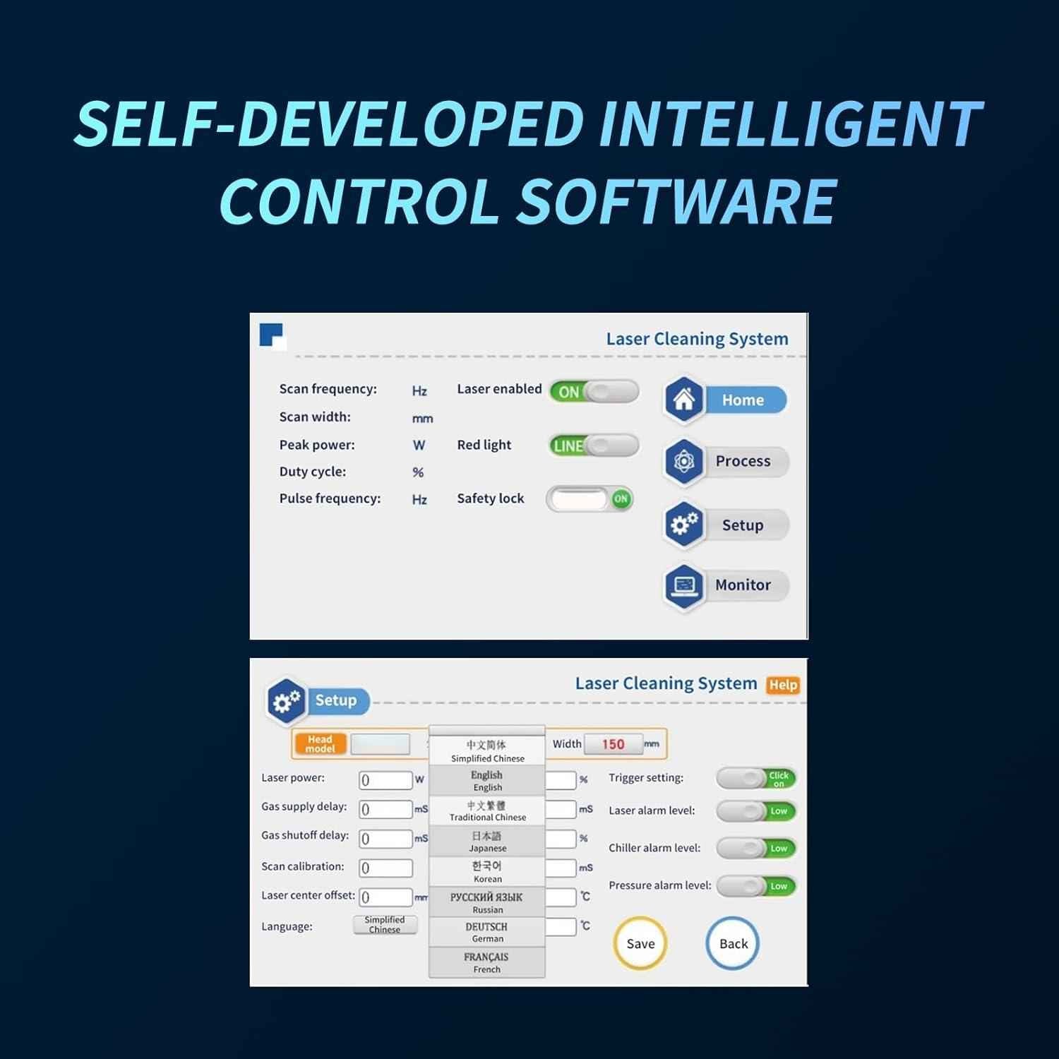 Hand-Held Fiber Laser Cleaner 2000W