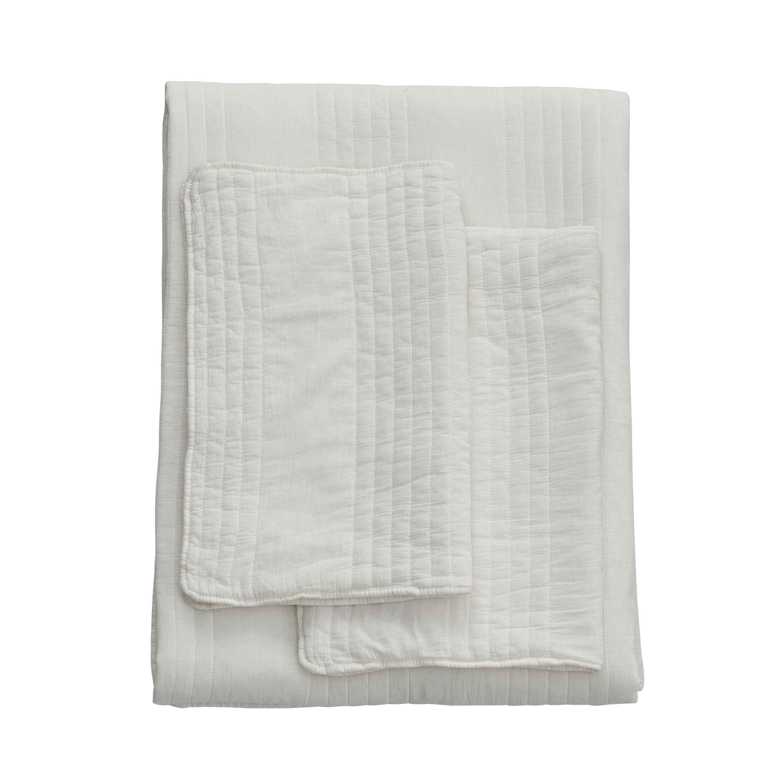 Stonewashed Cotton Quilt Set