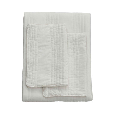 Stonewashed Cotton Quilt Set